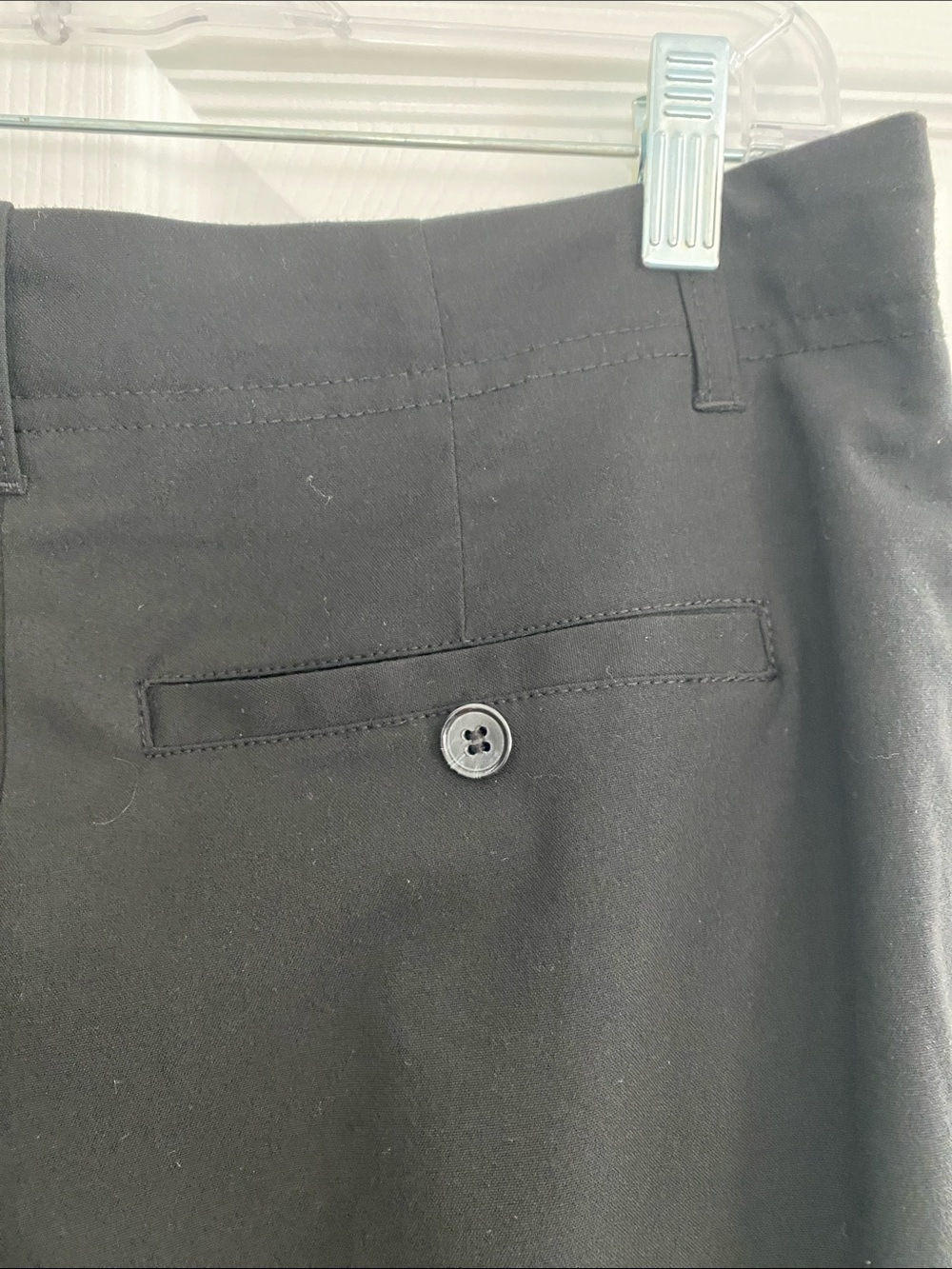 H&M Black Pleated Pants with Button Cuffs Size 6 - Picture 5 of 8
